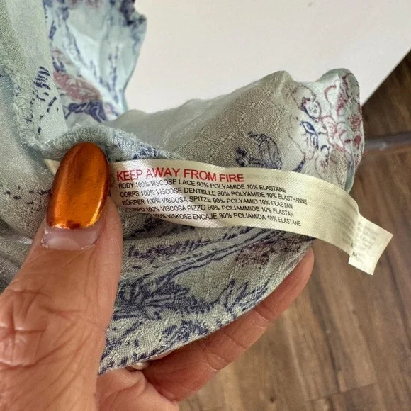 Free People Slip My Mind Printed Trapeze Dress - Picture 8 of 9